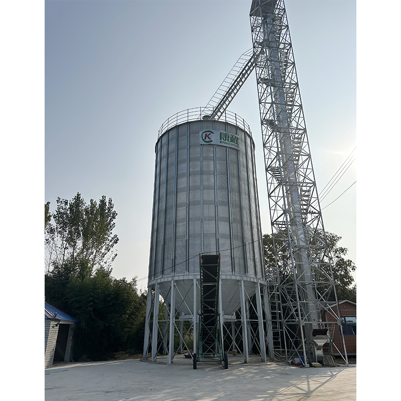 How does a high quality grain storage silo reduce food losses and ensure food safety?