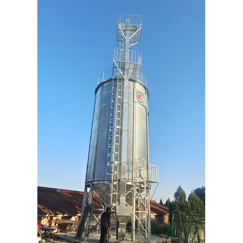 How does the seismic and compressive performance of grain storage silos ensure the safety of grain storage?