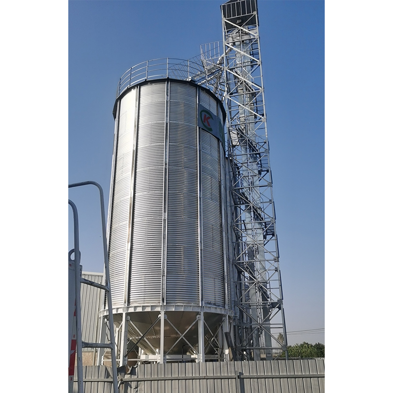 What load factors need to be considered when designing steel silos?