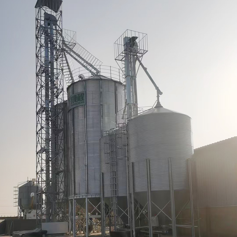 How do steel silos ensure the safe and efficient management of grain storage?